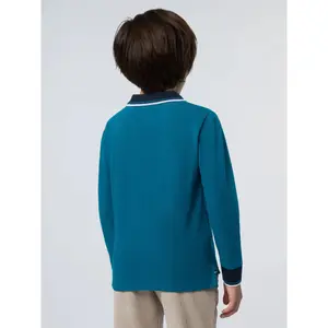 Long-sleeved polo with logo for kids North Sails image-2