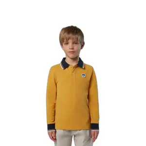 Long-sleeved polo with logo for kids North Sails image-1