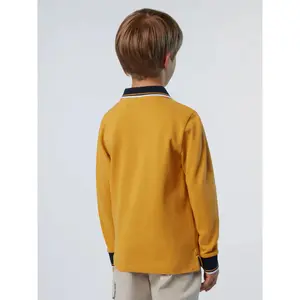 Long-sleeved polo with logo for kids North Sails image-2