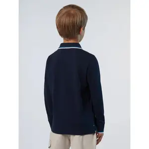 Long-sleeved polo with logo for kids North Sails image-2