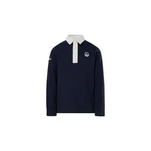 Long sleeve polo for kids North Sails Patches image-0