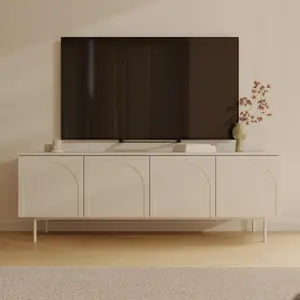 TV cabinet with 4 doors Nova Nook Asthethic image-2
