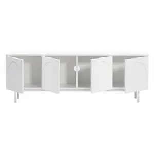 TV cabinet with 4 doors Nova Nook Asthethic image-1