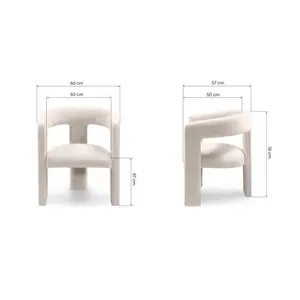 Poltrona in velluto Nova Nook Lauren Velvet image-1