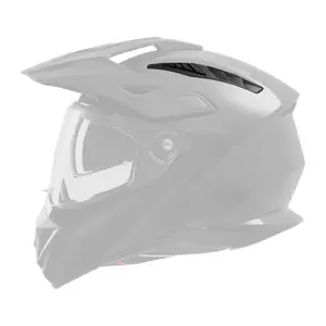 Capacete de motociclista com ventilação superior Nox N350