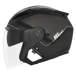 Casco da moto jet Nox N129 image-0