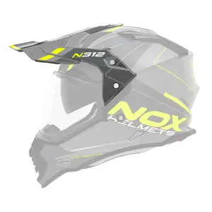 Visière casque de moto cross Nox 312 Drone image-0