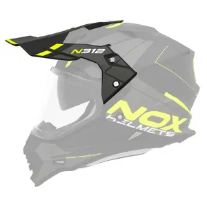 Visière casque de moto cross Nox 312 Drone image-0
