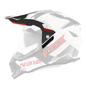 Visière casque de moto cross Nox 312 Extend image-0