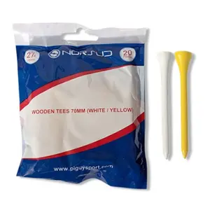 Bag of 20 wooden tees Norsud 70mm image-0
