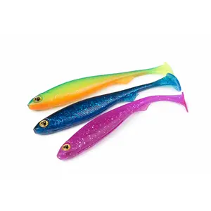 Engodo suave Fox Rage Slick Shad UV image-1
