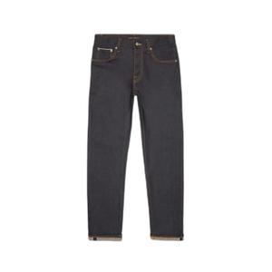Slim Jeans Nudie Jeans Solid Ollie Dry Truest Selvage