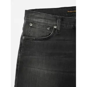Tapered Jeans Nudie Jeans Grim Tim Mist Black image-3
