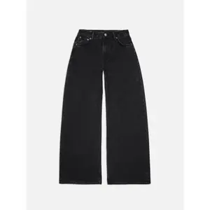 Jeans a gamba larga donna Nudie Jeans Sonic Sue Friendly Black