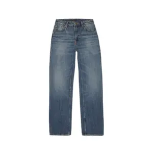 Jeans Tapered femme Nudie Jeans Sharp Charlie Gravel Stone Mid Blue