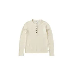Langarmshirt Nudie Jeans Mira Henley Waffle