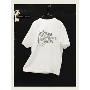 T-shirt Nudie Jeans Koffe Thats Weird