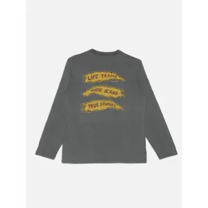 Langarm-T-Shirt Nudie Jeans Rudi Life Tracks II image-1