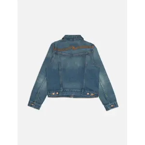 Jeansjacke Damen Nudie Jeans Britta Orange Painter image-1