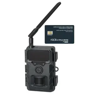 Piège fotografico cellulare con scheda sim Num'axes