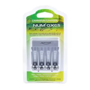 Chargeur pour 2 ou 4 piles Num'axes image-0