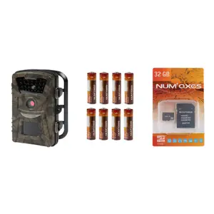 Camera trap + 8 AA batteries + 1 32 GB memory card Num'axes image-0
