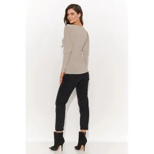 Fitted Long Sleeve Blouse for Women Numinou image-1