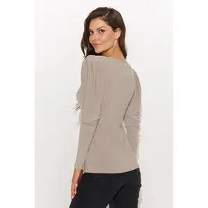 Fitted Long Sleeve Blouse for Women Numinou image-3