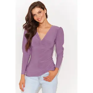 Fitted Long Sleeve Blouse for Women Numinou image-2