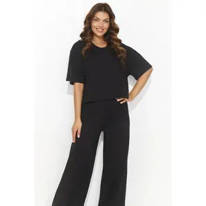 Women's t-shirt and wide leg trousers set Numinou image-2