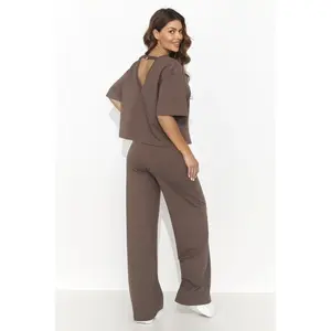 Women's t-shirt and wide leg trousers set Numinou image-1