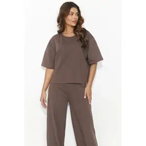 Women's t-shirt and wide leg trousers set Numinou image-2