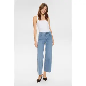 Women's wide-leg jeans Nümph Paris HR image-5