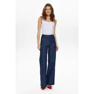 Women's wide-leg jeans Nümph Milton HR image-4