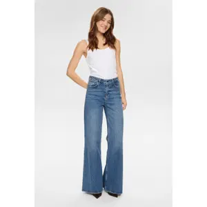 Women's wide-leg jeans Nümph Pisa HR image-4