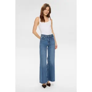 Women's wide-leg jeans Nümph Pisa HR image-5
