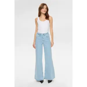 Women's wide-leg jeans Nümph Pisa HR image-4