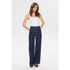 Women's wide-leg jeans Nümph Amber HR image-4