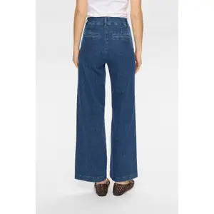 Women's wide-leg jeans Nümph Amber HR image-3