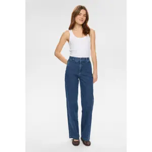 Women's wide-leg jeans Nümph Amber HR image-4