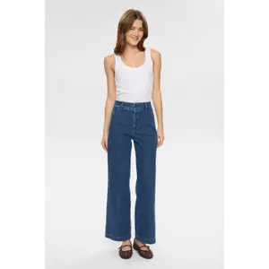 Women's wide-leg jeans Nümph Amber HR image-5