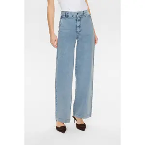 Women's wide-leg jeans Nümph Amber HR image-1