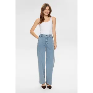 Women's wide-leg jeans Nümph Amber HR image-4