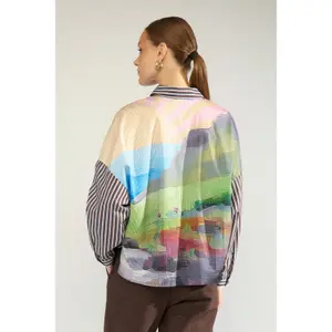 Langarmshirt Damen Nümph Nuhighland Boxy image-4