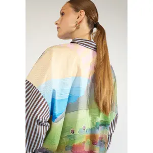 Langarmshirt Damen Nümph Nuhighland Boxy image-5