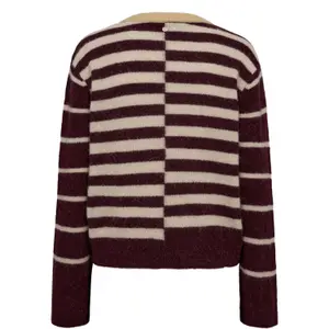 Pull mit breiten Streifen für Frauen Nümph Nuriette image-1