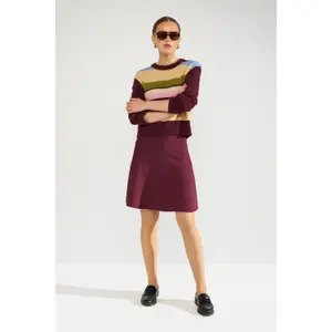 Gestreifter Pullover Damen Nümph Nuriette image-3