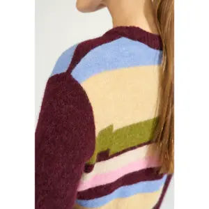 Gestreifter Pullover Damen Nümph Nuriette image-6