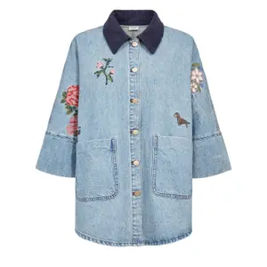 Oversize-Jeansjacke Damen Nümph Nudenma