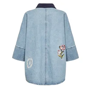 Oversize-Jeansjacke Damen Nümph Nudenma image-1